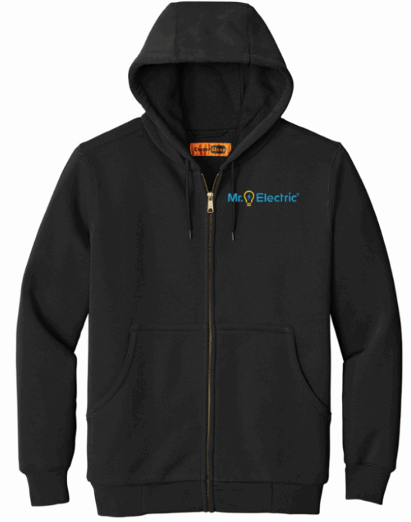 CornerStone - Heavyweight Full-Zip Hooded Sweatshirt with Thermal Lining - CS620  - Mr Electric