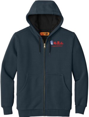 CornerStone - Heavyweight Full-Zip Hooded Sweatshirt with Thermal Lining - CS620 - Mr Rooter