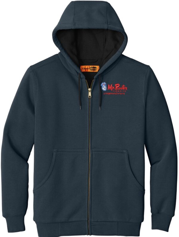 CornerStone - Heavyweight Full-Zip Hooded Sweatshirt with Thermal Lining - CS620 - Mr Rooter
