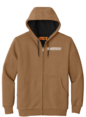 CornerStone - Heavyweight Full-Zip Hooded Sweatshirt with Thermal Lining - CS620 - Reinhold