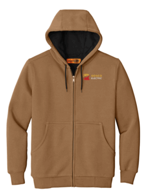 CornerStone - Heavyweight Full-Zip Hooded Sweatshirt with Thermal Lining - CS620 - Rosco