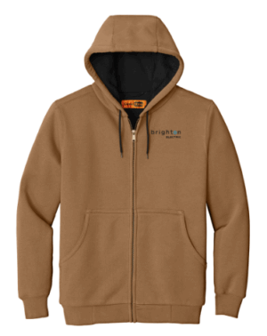CornerStone - Heavyweight Full-Zip Hooded Sweatshirt with Thermal Lining - CS620 - Brighton Electric