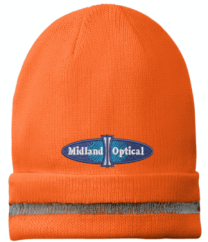 Enhanced Visibility Beanie with Reflective Stripe - CS800 - Midland Optical