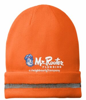 Enhanced Visibility Beanie with Reflective Stripe - CS800 - Mr Rooter