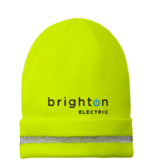 Enhanced Visibility Beanie with Reflective Stripe - CS800 - Brighton Electric