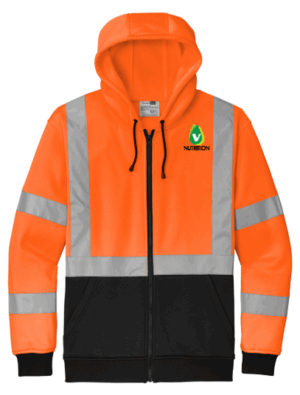 CornerStone A107 Class 3 Heavy-Duty Fleece Full-Zip Hoodie - CSF300 - IV Nutrition
