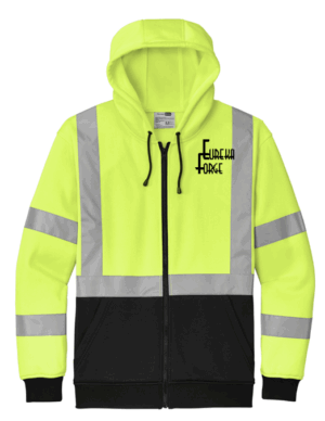 CornerStone A107 Class 3 Heavy-Duty Fleece Full-Zip Hoodie - CSF300 - Eureka Forge