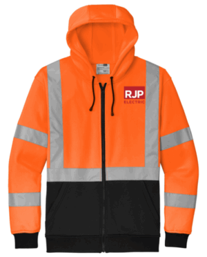 CornerStone A107 Class 3 Heavy-Duty Fleece Full-Zip Hoodie - CSF300  - RJP