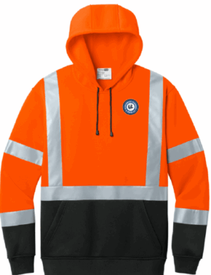 CornerStone ANSI 107 Class 3 Heavy-Duty Fleece Pullover Hoodie - CSF301 - Maplewood Plumbing