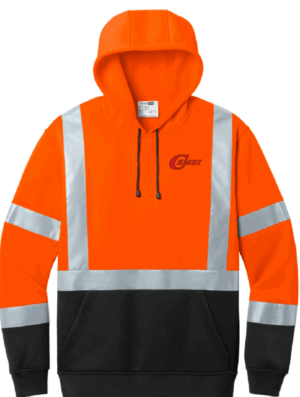 CornerStone ANSI 107 Class 3 Heavy-Duty Fleece Pullover Hoodie - CSF301  - Commercial Electric Motor