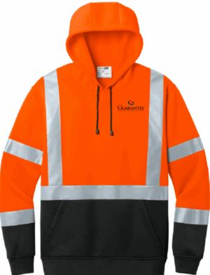 CornerStone ANSI 107 Class 3 Heavy-Duty Fleece Pullover Hoodie - CSF301 - Guarantee Electric