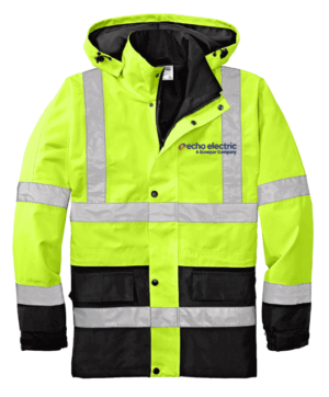CornerStone - ANSI 107 Class 3 Waterproof Parka - CSJ24  - Echo Electric