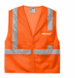 CornerStone ANSI 107 Class 2 Mesh Zippered Vest - CSV102 - TruGreen
