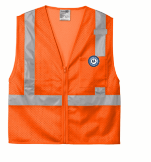 CornerStone ANSI 107 Class 2 Mesh Zippered Vest - CSV102 - Maplewood Plumbing