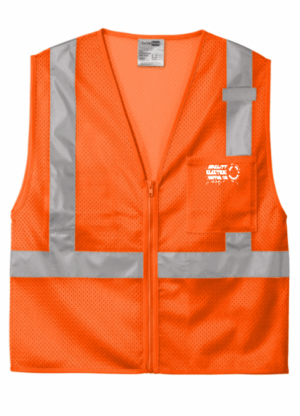 CornerStone ANSI 107 Class 2 Mesh Zippered Vest - CSV102  - Quality Electric Motor