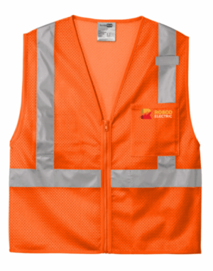 CornerStone ANSI 107 Class 2 Mesh Zippered Vest - CSV102 - Rosco
