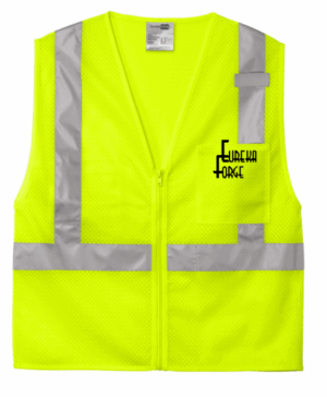 CornerStone ANSI 107 Class 2 Mesh Zippered Vest - CSV102 - Eureka Forge