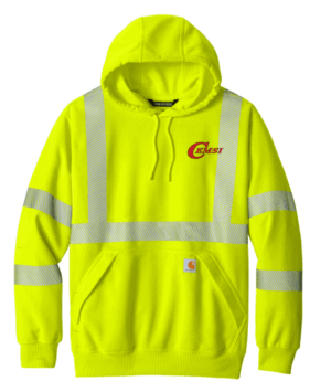 Carhartt ANSI 107 Class 3 Hooded Sweatshirt CT104987  - Commercial Electric Motor