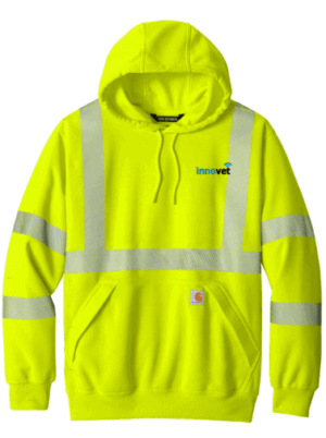 Carhartt ANSI 107 Class 3 Hooded Sweatshirt CT104987 - Innovet Electric