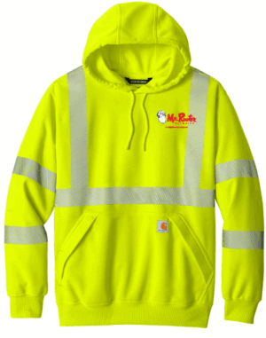 Carhartt ANSI 107 Class 3 Hooded Sweatshirt CT104987 - Mr Rooter