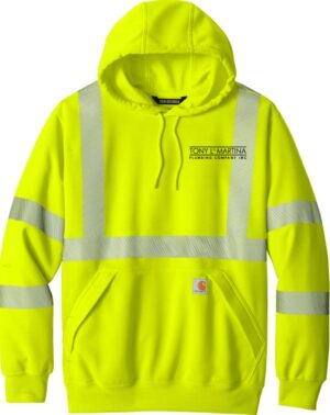 Carhartt ANSI 107 Class 3 Hooded Sweatshirt CT104987 - Tony LaMartina Plumbing