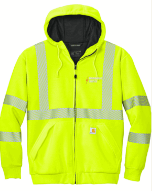 Carhartt ANSI 107 Class 3 Lined Full-Zip Sweatshirt - CT104988 - Zimmerman