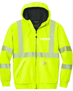 Carhartt ANSI 107 Class 3 Lined Full-Zip Sweatshirt - CT104988 - Reinhold