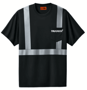 CornerStone Enhanced Visibility Segmented Tape Tee - CS206 - TruGreen