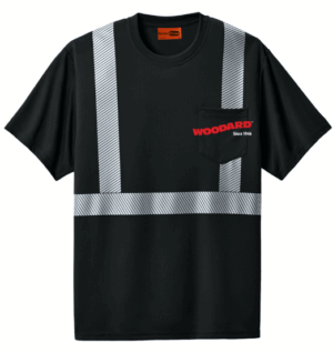 CornerStone Enhanced Visibility Segmented Tape Tee - CS206  -  Woodard