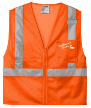 CornerStone ANSI 107 Class 2 Mesh Zippered Vest - CSV102  - Southwestern Electrical
