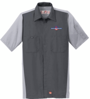 Red Kap Short Sleeve Ripstop Crew Shirt - SY20 - American Boiler