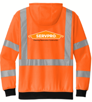 CornerStone A107 Class 3 Heavy-Duty Fleece Full-Zip Hoodie - CSF300  - ServPro