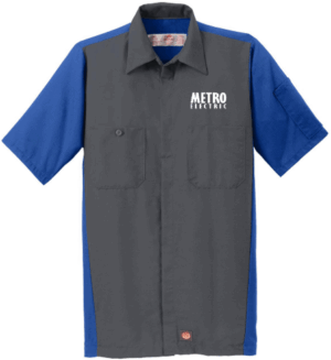 Red Kap Short Sleeve Ripstop Crew Shirt - SY20  - Metro Electric