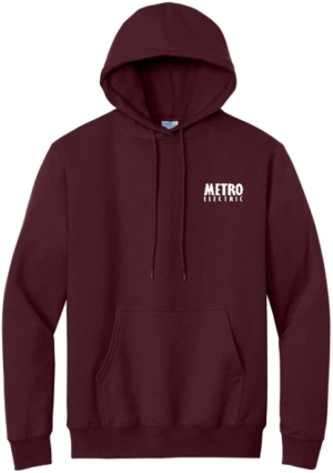 Port & Company - Essential Fleece Pullover Hooded Sweatshirt - PC90H  - Metro Electric