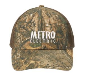 Port Authority Structured Camouflage Mesh Back Cap - C930  - Metro Electric