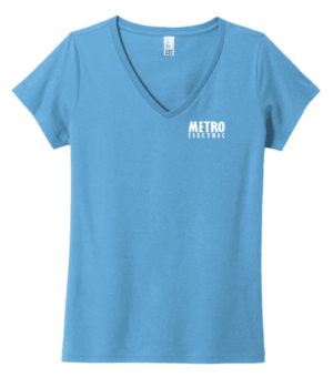 District Women's The Concert Tee V-Neck - DT5002  - Metro Electric