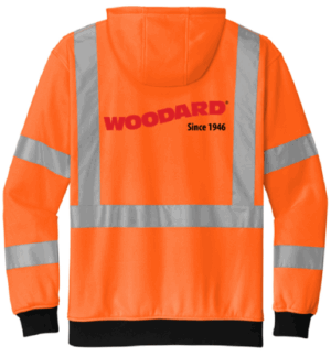 CornerStone A107 Class 3 Heavy-Duty Fleece Full-Zip Hoodie - CSF300  -  Woodard
