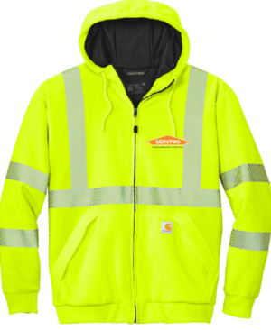Carhartt ANSI 107 Class 3 Lined Full-Zip Sweatshirt - CT104988  - ServPro