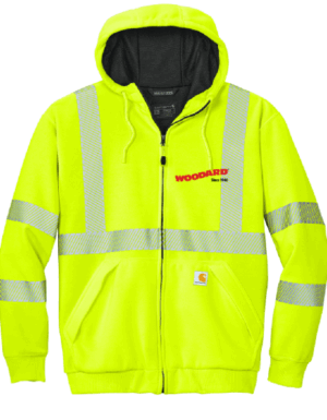 Carhartt ANSI 107 Class 3 Lined Full-Zip Sweatshirt - CT104988  -  Woodard