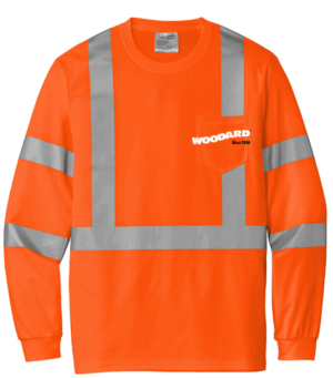 CornerStone  ANSI 107 Class 3 Mesh Long Sleeve Tee - CS203  -  Woodard