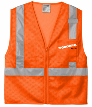 CornerStone ANSI 107 Class 2 Mesh Zippered Vest - CSV102  -  Woodard