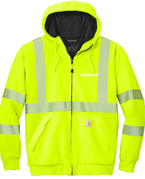 Carhartt ANSI 107 Class 3 Lined Full-Zip Sweatshirt - CT104988 - TruGreen