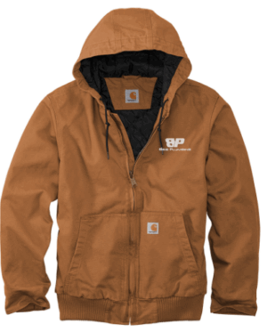 Carhartt Tall Washed Duck Active Jacket - CTT104050 -Beis Plumbing