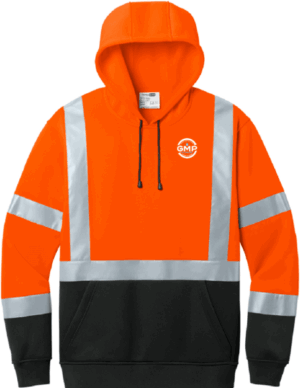 CornerStone ANSI 107 Class 3 Heavy-Duty Fleece Pullover Hoodie - CSF301 - GMP Plumbing