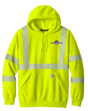 Carhartt ANSI 107 Class 3 Hooded Sweatshirt CT104987 - American Boiler