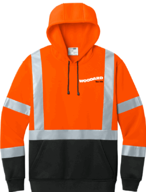 CornerStone ANSI 107 Class 3 Heavy-Duty Fleece Pullover Hoodie - CSF301  -  Woodard