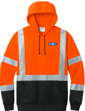 CornerStone ANSI 107 Class 3 Heavy-Duty Fleece Pullover Hoodie - CSF301 - Midland Optical