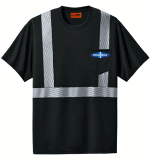 CornerStone Enhanced Visibility Segmented Tape Tee - CS206 - Midland Optical