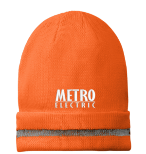 Enhanced Visibility Beanie with Reflective Stripe - CS800  - Metro Electric
