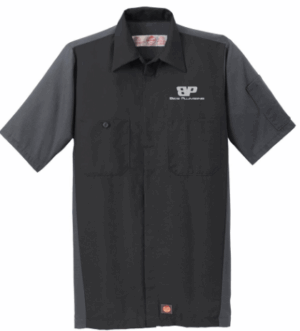 Red Kap Short Sleeve Ripstop Crew Shirt - SY20 -Beis Plumbing